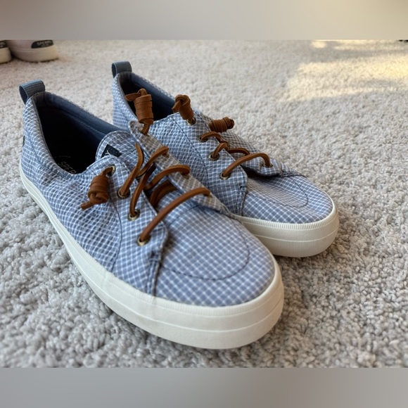 SPERRY® CREST VIBE SNEAKERS - MINI CHECK  Size 9 - Picture 7 of 9